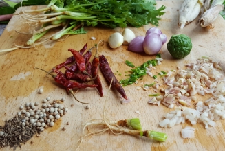 Ingredients for Curry Paste